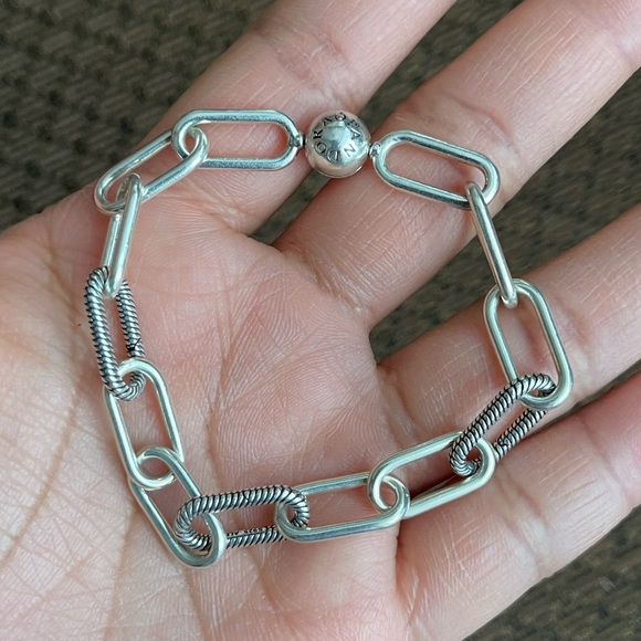 Authentic Pandora ME Link Chain Bracelet Size Small EUC - Picture 2 of 5
